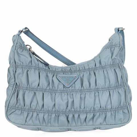 Sell Prada Re Edition 2002 Ruched Nylon Mini Bag Light Blue